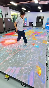 261K views · 1.2K reactions | Interactive floor LED display: Touch,...