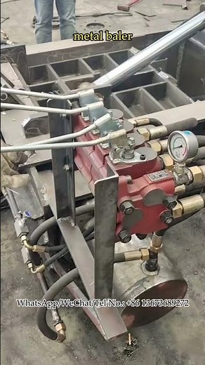 Scrap Metal Baler Machine | Hydraulic Metal Compactor for Waste Iron & Steel Recycling