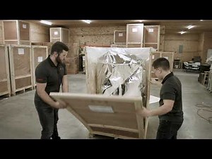 1 - Uncrating - SWF Embroidery Machine: ES Series Compact and Full Size