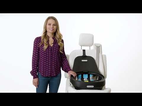 Revolve360 Rotational All In One Car Seat Install Rear Facing With Seat Belt and Tether