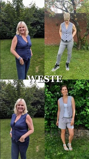Schnittmuster Weste ✂️ #nähanleitung #weste #nähenistwiezaubernkönnen