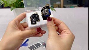 Joystick Replacement for Steam Deck, 12 - in - 1 3d Hall Effect Sensor Analog Stick Joystick Replacement Kit with 2 Joystick (No Drifting), 4 Steamdeck Thumb Grips, 4 Repairing Tools