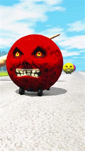 Giant Hand vs Evil Lemon Army – Crazy Road Showdown!