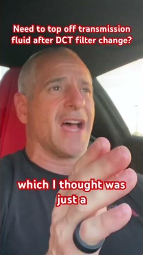 Top off your DCT fluid after filter change in the C8 Corvettes?