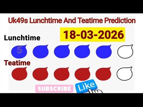 Uk49s Lunchtime Prediction 18 March 2026 | Uk49s Lunchtime Prediction For Today