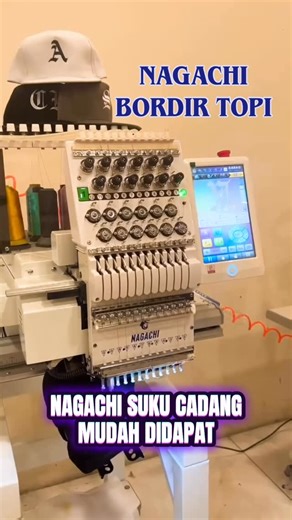 JAYANA SEWING MACHINE on Instagram: "NAGACHI BORDIR COMPUTER NAGACHI FULL AUTOMATIC mesin bordir NAGACHI rangka berat bukan rangka plastik ringan NAGACHI untuk yang paham kualitas pengoperasian gampang sekali pakai USB tersambung ke WIFI hubungi WA klik Link di bio Showroom JAYANA MACHINE jln Otto Iskandar Dinata 204 Bdg . . . #mesinbordir #embroiderymachine #seragambordir #kaosbordir #topibordir #handukbordir #bordirtopi #bordirsatuan #bordircustom #bordirhanduk #kemejabordir #celanabordir #bor
