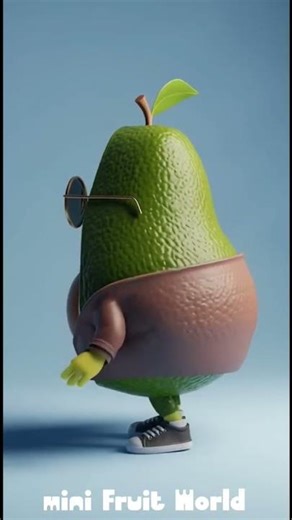 Dancer Avocado 🥑🕺 #cutevideos #funny #fruitanimation #animation #funnyfruit #memes #shorts