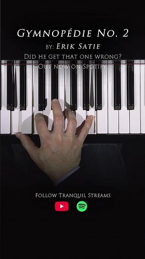 Debussy orchestrated two Gymnopédies and left this one out