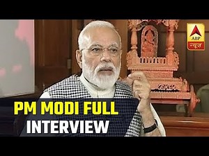 Prime Minister Narendra Modi FULL INTERVIEW On ABP News