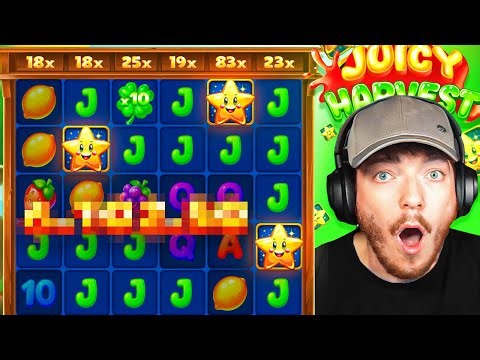 I HIT A 2000X WIN on JUICY HARVEST (INSANE HIT)