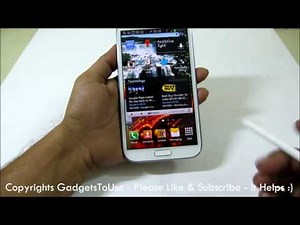 Note 2 Question & Answer Series - Video 1 - How to Go Back Using S Pen on Note 2