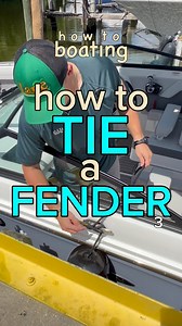 10K views · 81 reactions | How to TIE a FENDER 3: We got lucky with a cleat being in the perfect spot to hang a fender, this is how you hang it. You want to make sure the fender is just below the rub rail to protect your hull. And since we are attaching it to a cleat then you can just tie a normal cleat hitch. #howtoboating #howto #boating #boat #yachting #yacht #driving #fender #knots #cleat #captain | How to boating | Facebook