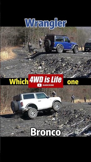 Jeep wrangler vs Ford bronco - Offroad comparison #wrangler #bronco #offroad