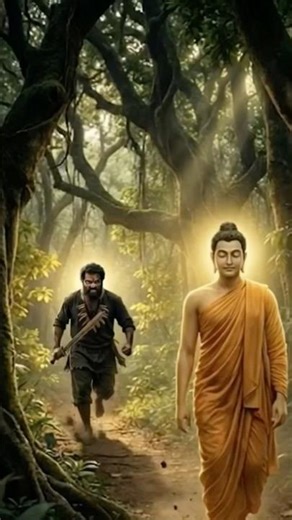 අංගුලිමාල දමනය: මහා කරුණාවේ බලය 🙏✨#buddha #බුදුදහම #buddhism #banakatha #srilanka #shorts