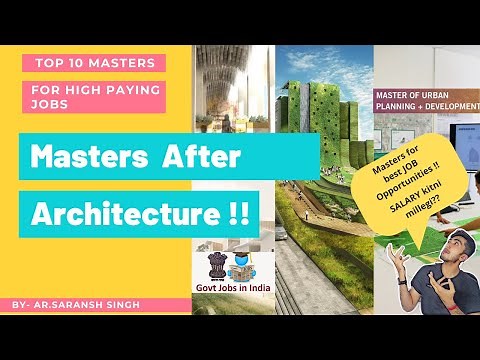 Masters After Architecture | Top 10 Masters For High Paying Jobs