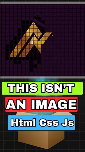 I Turned 500 Pixels Into a Living Image | Interactive Hover Reveal Effect (HTML CSS JS)