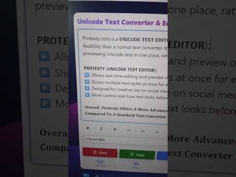 Protexty Unicode Text Editor 🔥 | Best Stylish Text Generator for Social Media (2026)