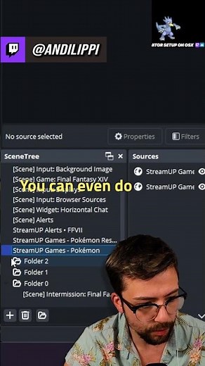 How to Group OBS Scenes into Folders