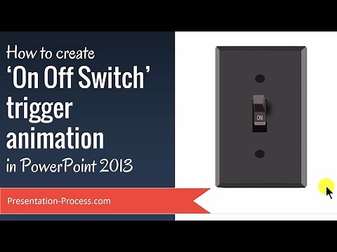 How to create On Off Switch Trigger Animation in PowerPoint 2013