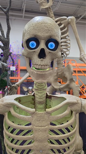 App controllable Ultra Skelly animatronic at The Home Depot