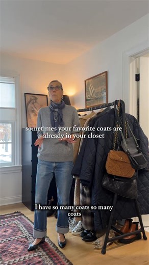 T. Thompson | Home & Lifestyle on Instagram: "I know. I know. I have too many coats and jackets! Here’s how I justify it. I tend to wear a basic foundation of jeans, a tee or sweater, so the coat is literally what I call “the icing on the cake.” In fact, I would call my many coats, accessories, and we all know how the accessories make your entire outfit relevant. Right? So no judging please. One can never have enough accessories, or in my case coats. And I will stand by that! 1. @staud.clothing