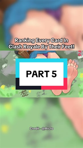 Ranking Every Card In Clash Royale By Their Feet | Part 5 #clashroyaledaily #clashroyaler34 #clashroyale #clashroyalememe #clashroyalefunny