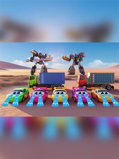 Pixar Cars | McQueen, Dusty Crophopper with Truck Container#pixarcars #toycars #disneycars