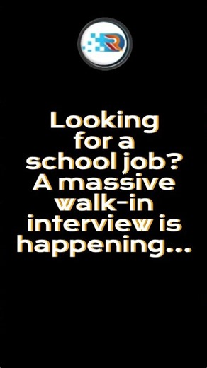 Walk-in Interview: TGT English, Librarian, Counsellor & More School Jobs