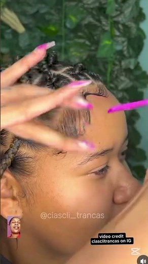 How to lay down your baby hair #hairstyles #hair