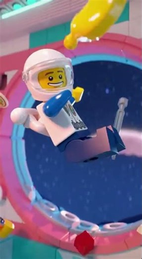 LEGO Astronaut in Zero-Gravity Chaos!