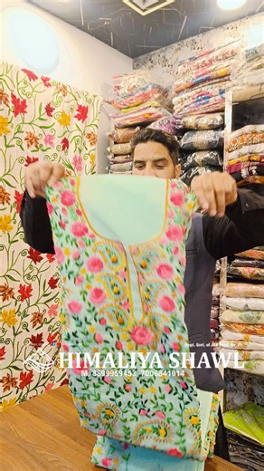 Himaliya Shawl on Instagram: "Experience comfort with craftsmanship in our cotton hand-work three-piece set. Made from soft, breathable cotton, this outfit is perfect for daily wear, casual outings, and festive gatherings. Delicate hand embroidery adds a touch of traditional charm while keeping the look graceful and timeless. The soothing fabric ensures all-day comfort, making it ideal for every season. Style it with minimal accessories for a classy ethnic look or pair it with statement jewelry 