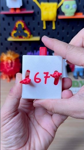 3D Printed 6 7 Fidget