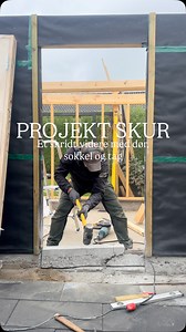 1.7K views · 38 reactions | PROJEKT SKUR | Dør, tag og justeringer...