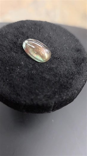 1.7K views · 73 reactions | Had a moment today to do a Sunstone from Spectrum that I had on my desk. Wow this one turned out wild! The green & red mixed with the Schiller just made this stone incredible! Just over 5 cts. | Neukomm Rock & Gem Gallery | Facebook