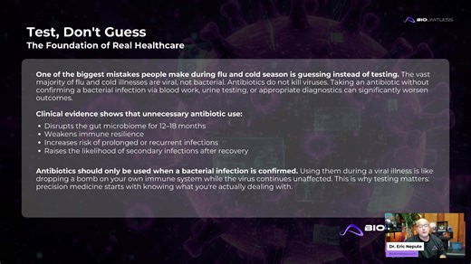 Dr. Eric is Live.. Sharing the Biolimitless Users Guide to Flus and Cold plan... Here is some common sense for you. | Nepute Wellness
