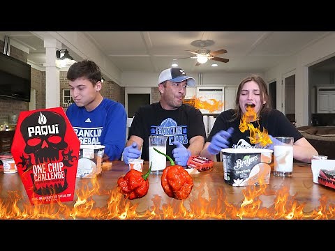 Family Paqui One Chip Challenge 2020! Spiciest Chip in the World!