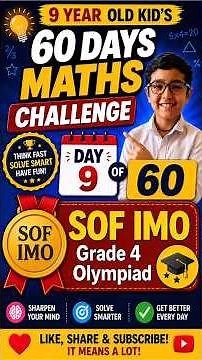 Grade 4 Olympiad Maths Challenge Day 9#learning #quiz #education #learnwithnaum #naum #mathsquiz