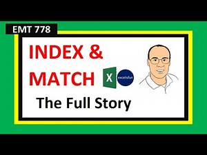 Excel Magic Trick 778: INDEX & MATCH Lookup Functions Beginning To Advanced (18 Examples)