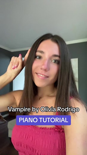 Learn Vampire by Olivia Rodrigo on Piano! Easy Tutorial