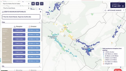 Ma connexion Internet : un outil bien pratique pour connaître les débits fixes proches de chez vous