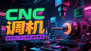 CNC数控加工中心CNC操机调机工艺教学全集（2025年最新课程，正在更新中）