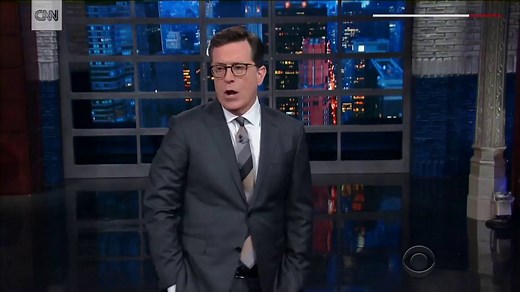 Stephen Colbert responded to the backlash he received after his fiery monologue ripping President Donald J. Trump for insulting CBS's John Dickerson. http://cnn.it/2picDb1 | CNN
