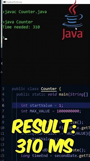 🔥 Java VS Perl 🔥 - speed comparison (don't take this too seriously 😉) #shorts #java #perl #coding