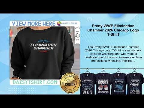 Pretty WWE Elimination Chamber 2026 Chicago Logo T-Shirt