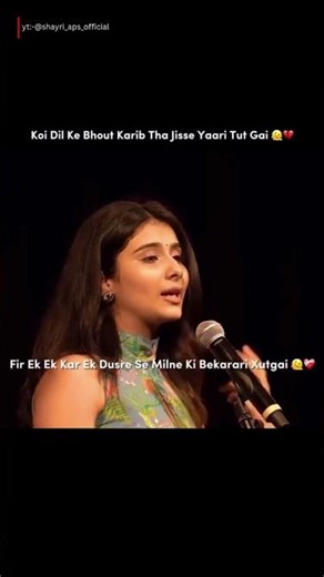 Ek dost thi Jisse Yari chuut gai..!!😔❤️ #yari #love #viral #sad #poetry
