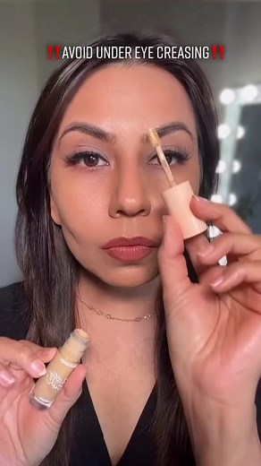 Avoid under eye creasing with these techniques! Remember…less is always more 🙌😊 —————————————————— #undereyes #undereyetreatment #undereyecircles #concealer #concealertutorial #makeup #makeupartist #makeuptutorial #makeuptipsforbeginners #makeupformatureskin #makeupformelaningirls #matureskinmakeup #creasing #viralreels #makeupreelsvideos #tiktok2022 #makeupreels #makeuptiktok #tiktokmakeup #tiktokviral #makeuphacksandtricks | Makeup by BIA