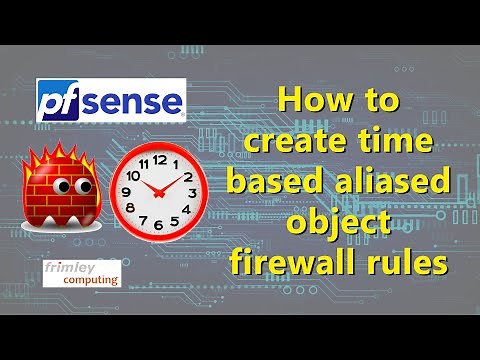 pfSense time based firewall rules