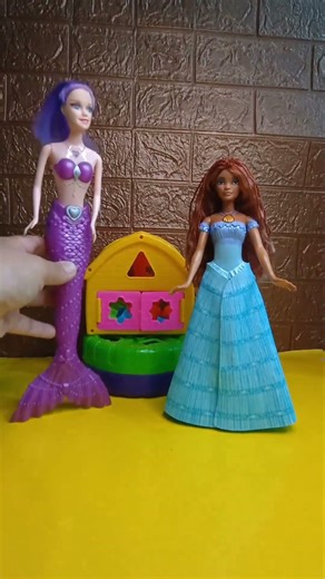 CUTE PURPLE 💜 MERMAID AND TRANSFORMING PRINCESS ARIEL#disneyprincess #ariel #mermaid