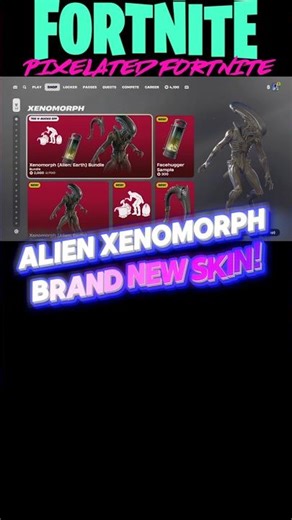 Fortnite item shop today 10/30/25 NEW Alien Xenomorph skins #fortniteitemshop #fortnitestream