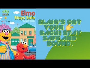 Elmo Stays Safe| Sesame Street | Read Aloud |Book|#reading #kidsvideo #elmo #sesamestreet #kidsbooks